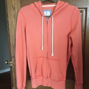 Aerie - Coral zip up hoodie/sweatshirt